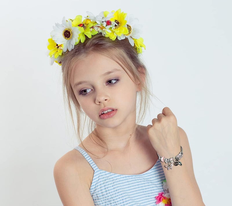 DS Charm Bracelets for girls,exquisite cute cartoon friendship bracelets Silver Stainless Steel Bangle with birthday Gift box, Adjustable girls jewelry Suitable for holiday gifts - Image 5